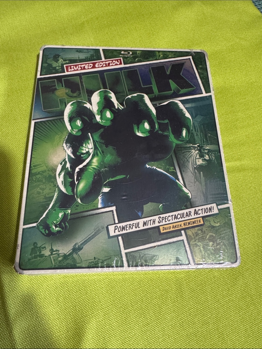 The Hulk Limited Edition Blu-ray SteelBook - Green